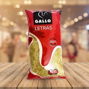Pasta "Gallo" Letras 250 gr