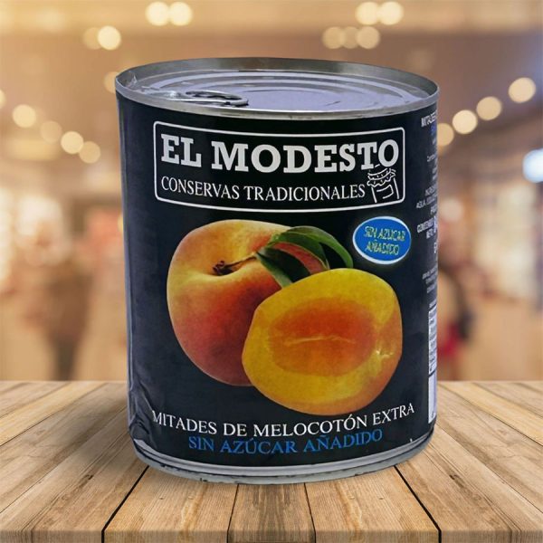 Mitades de Melocotón Extra Sin Azúcar Añadido "El Modesto"