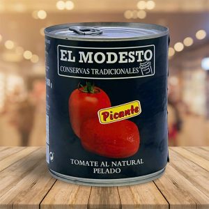 Tomate al Natural Pelado Picante "El Modesto"