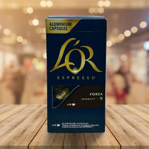 Capsulas de cafe "lòr" Espresso Forza Intensidad 9