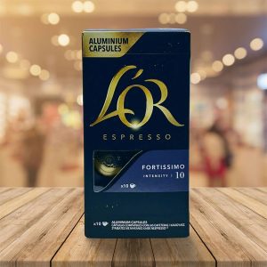 Capsulas de Cafe "LÒR" Espresso Fortissimo Intensidad 10
