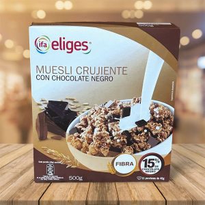 Muesli Crujiente con Chocolate Negro "Eliges"